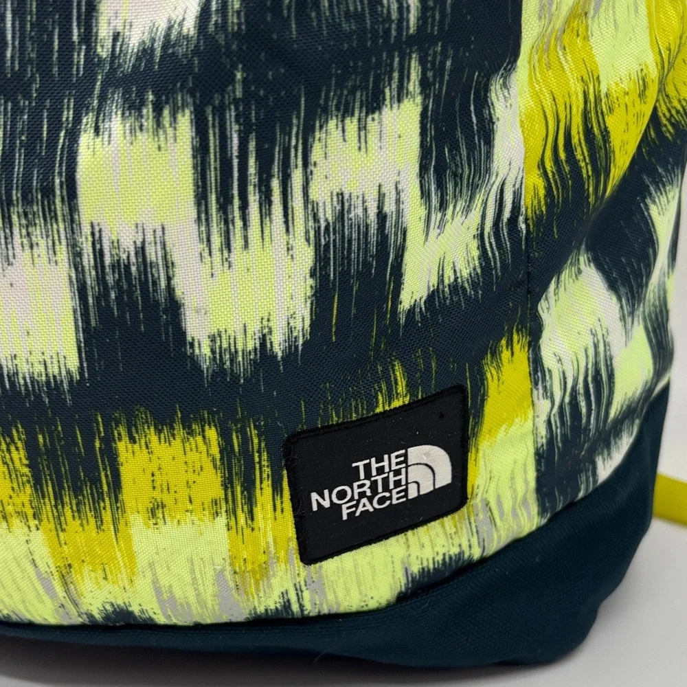 The North Face Black Yellow Patterned Backpack TOT8551F